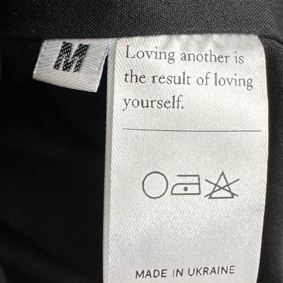 SLEEPER I Like It Puff paneled midi dress Black sz M - Picture 5 of 8